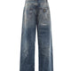 DOUBLE LAYER DENIM JEANS