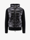 Down Jacket with virgin wool inserts