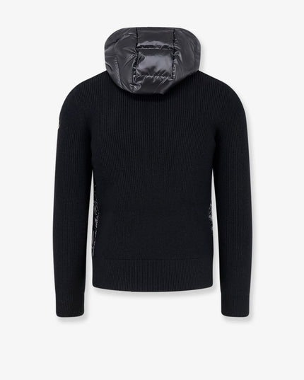 Down Jacket with virgin wool inserts