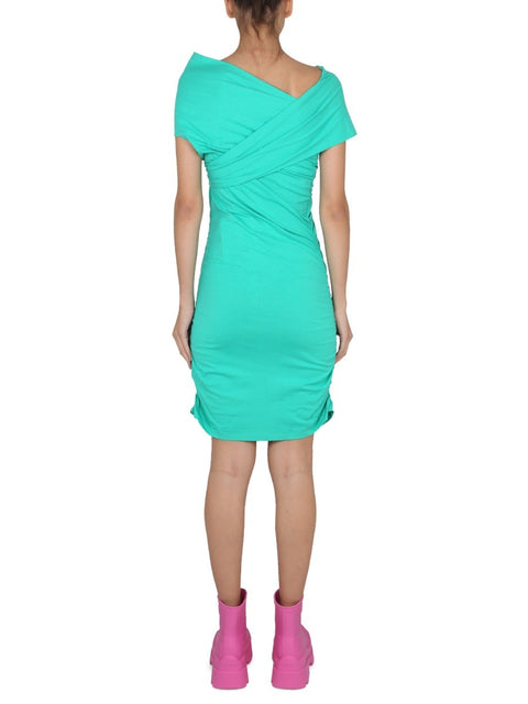 DRAPED DRESS