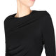 DRESS WITH DRAPE