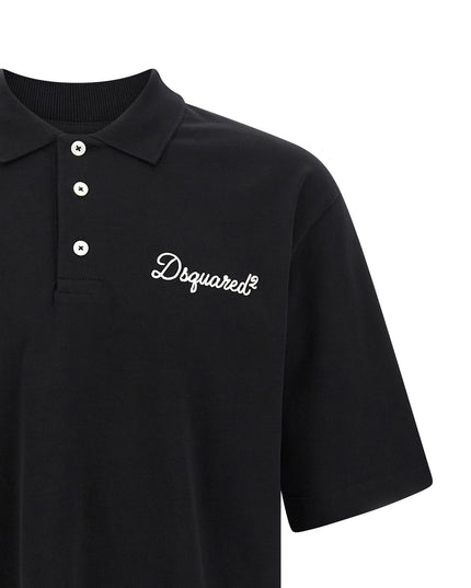 Dsquared2 – Signature Polo Shirt | Schwarz