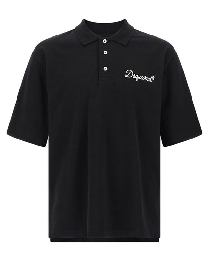 Dsquared2 – Signature Polo Shirt | Schwarz