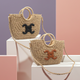 Geflochtene Jutetasche mit CC-Logo - Elegante Tasche in 2 Farben