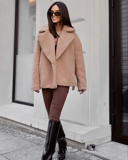 LA BALANCIA | FLUFFY Jacke | Beige