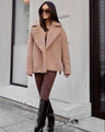 LA BALANCIA | FLUFFY Jacke | Beige