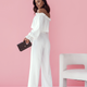 Leinen-Set Bluse & Hose MIA – Ecru