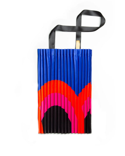 💟 Satin Faltentasche Rainbow | Made in Italy