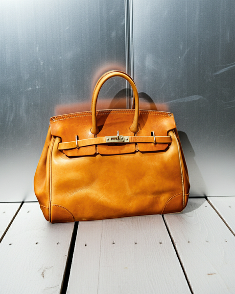 Rossie Viren Damen Satchel Bag – Echtes pflanzlich gegerbtes Vintage-Leder