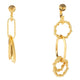 EARRING WITH CHAIN RINGS