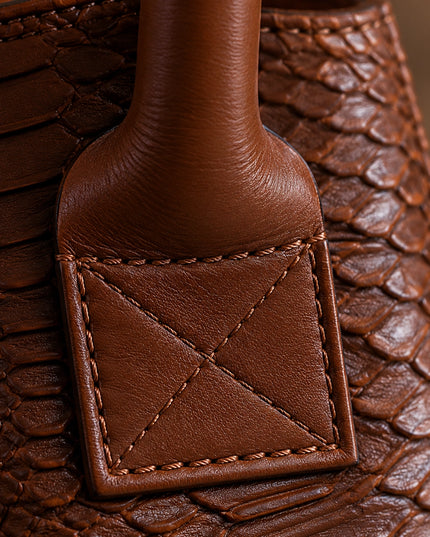 ZEEN | LOLA Schultertasche | Python-Prägung | Made in Italy