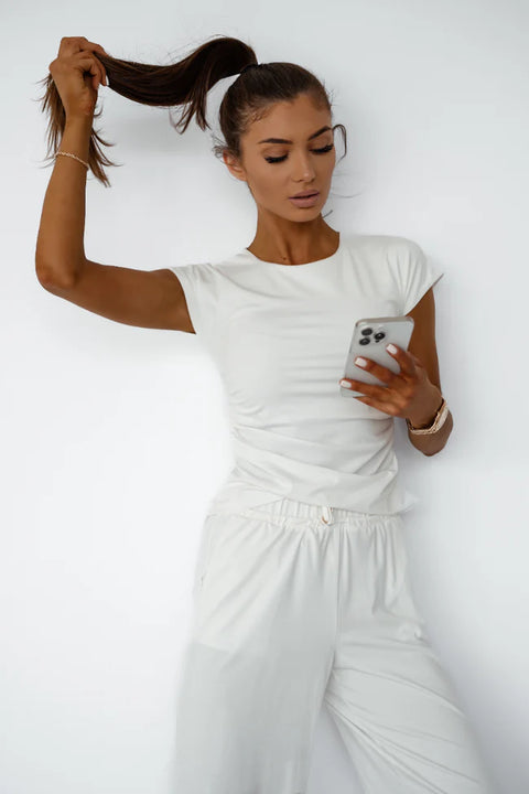 SHIRA Damen Freizeit Set – Ecru