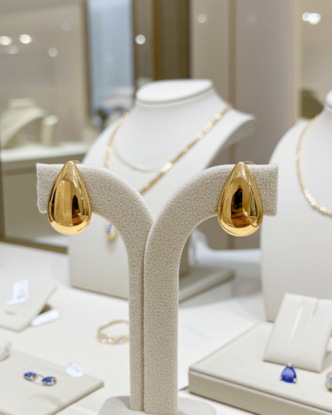 ASTOR Vergoldete Tropfen-Ohrringe – BYMANYC ® New York