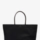 Ella Twist nylon shoulder bag with maxi front logo patch