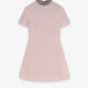Embroidered Crinkle Cotton Tweed mini dress