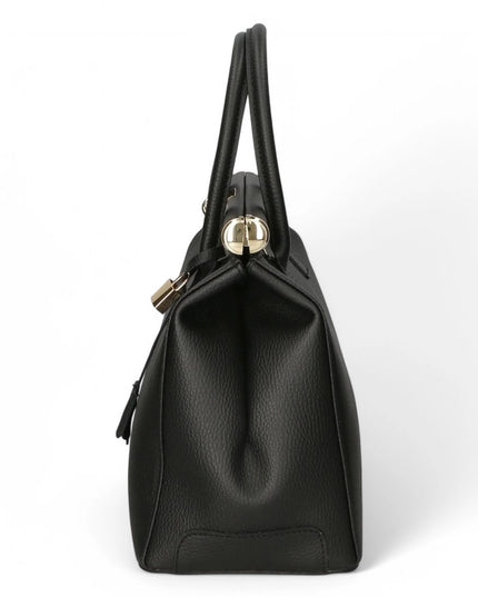 ZEEN | NORA Schwarz | Dollaro-Ledertasche | Made in Italy