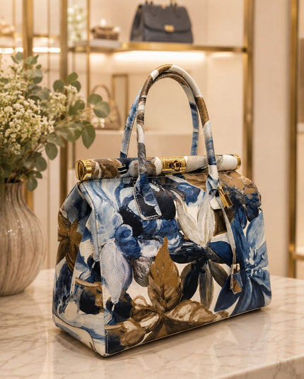 ZEEN | NORA Magnolia Blu | Ledertasche | Made in Italy