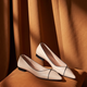 Ariri Beige Leder-Ballerinas