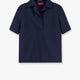 Fabric polo shirt with GG pattern
