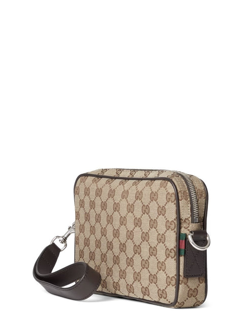 FABRIC SHOULDER BAG "GG" SMALL