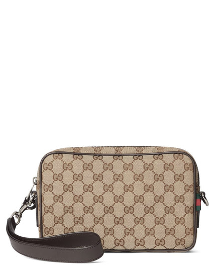 FABRIC SHOULDER BAG "GG" SMALL