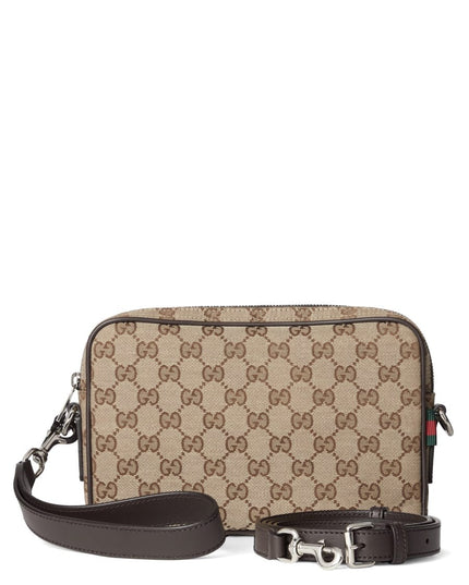 FABRIC SHOULDER BAG "GG" SMALL