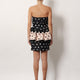 Falena Dots taffeta' bustier dress