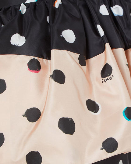 Falena Dots taffeta' bustier dress
