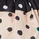 Falena Dots taffeta' bustier dress