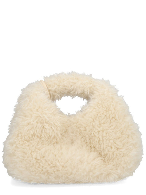FAUX FUR HOBO BAG