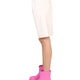 FAUX LEATHER BERMUDA SHORTS