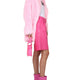 FAUX LEATHER BERMUDA SHORTS
