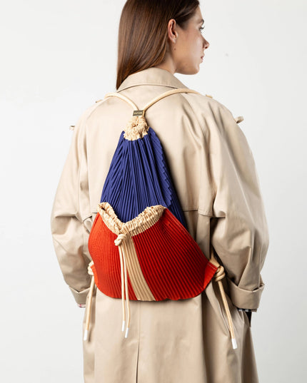 MULTITUDES MILANO | Satin Rucksack ROSSANA | Made in Italy