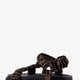 Feel sandals in elastic satin with FF motif