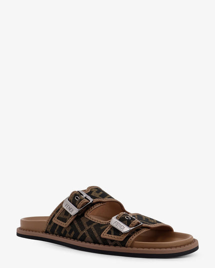 Feel sandals in FF jacquard fabric