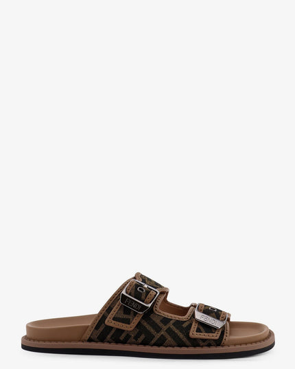 Feel sandals in FF jacquard fabric
