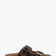 Feel sandals in FF jacquard fabric