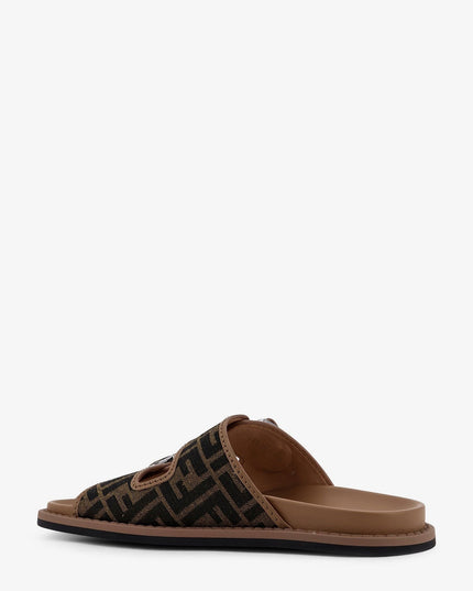 Feel sandals in FF jacquard fabric