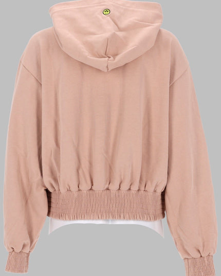FELPA CON ZIP E CAPPUCCIO