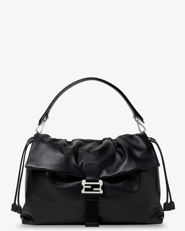 Fendi Flux Maxi Messenger leather crossbody bag