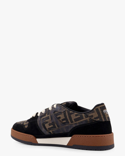Fendi Match FF Jacquard Fabric and Suede sneakers