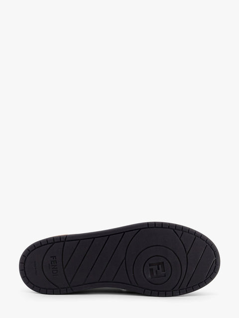 Fendi Match FF Jacquard Fabric and Suede sneakers