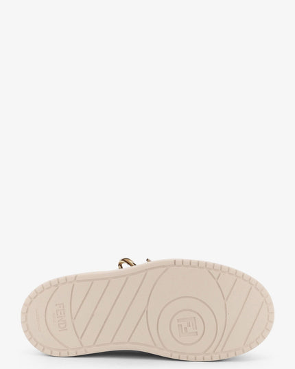 Fendi Match leather platform sneakers with charms