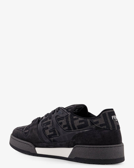Fendi Match sneakers in FF jacquard fabric and suede