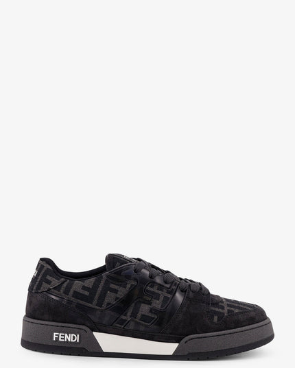 Fendi Match sneakers in FF jacquard fabric and suede