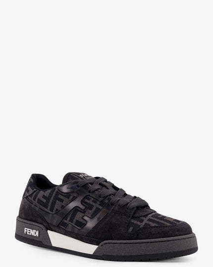 Fendi Match sneakers in FF jacquard fabric and suede
