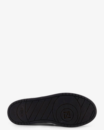 Fendi Match sneakers in FF jacquard fabric and suede