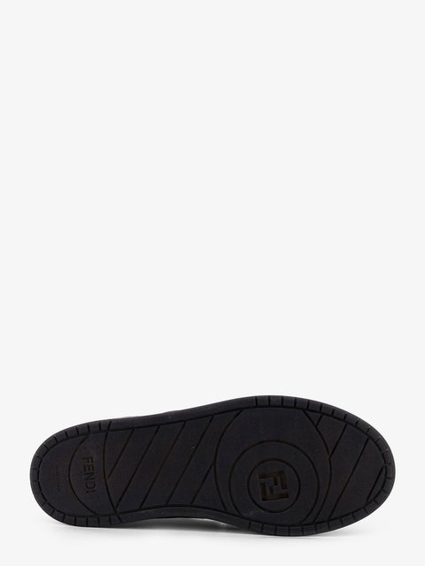 Fendi Match sneakers in FF jacquard fabric and suede