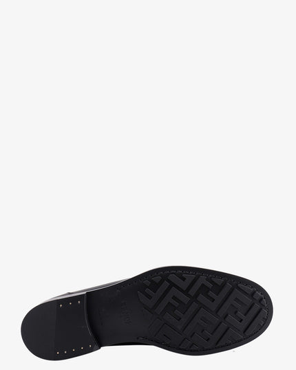 Fendi O' Lock leather loafer with FF insert