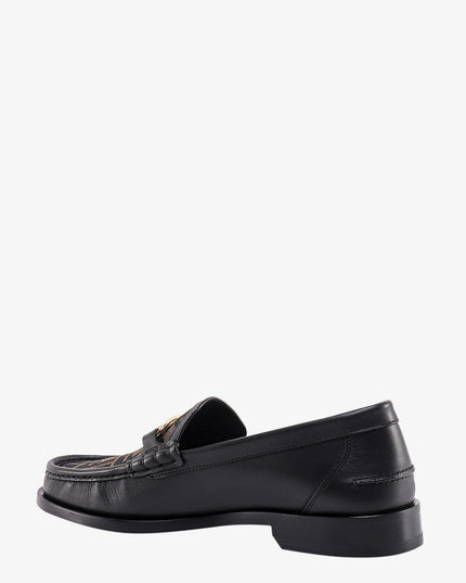 Fendi O' Lock leather loafer with FF insert